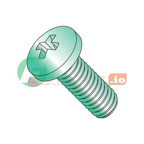 Newport Fasteners #10-32 x 1/4 in Phillips Pan Machine Screw, Zinc Plated Steel, 9000 PK 259924 - main